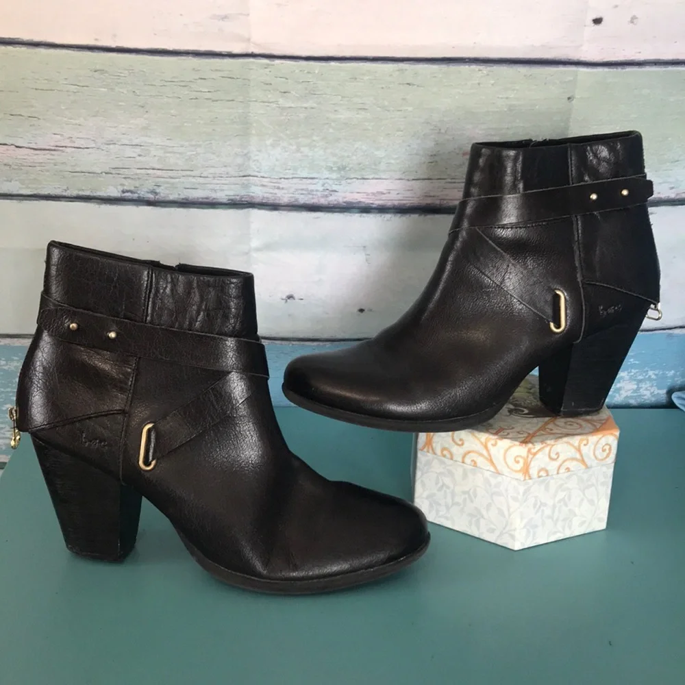 B.O.C Womens Richardson Leather Ankle Boots sz 10 - Picture 4 of 11